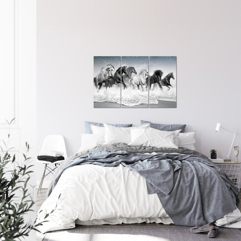 Wandbilder Wohnzimmer XXL Pferde Moderne Bilder Tiere